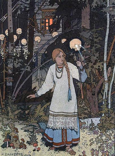 Vasilisa the Beautiful 1899, Ivan Bilibin